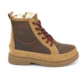Kids Knee High Boots Chestnut
