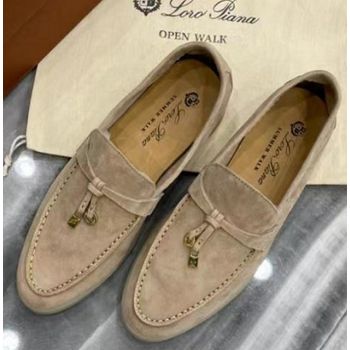 Женские мокасины Loro Piana Beige