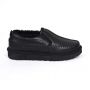 Neumel Stitch Slip-On Black Metallic