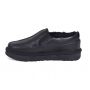 Neumel Stitch Slip-On Black Metallic