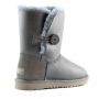 Женские угги Ugg Bailey Button Metallic Grey