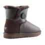 Женские угги Ugg Womens Bailey Button Mini Metallic Chocolate