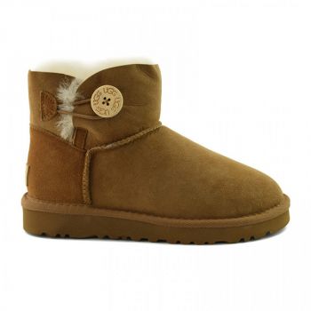 Женские угги Ugg Bailey Button Mini II Chestnut