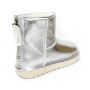 Classic Mini Logo Zip Shine Silver Metallic