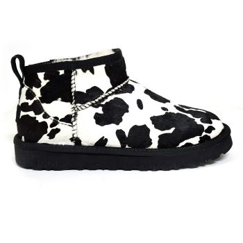 Classic Ultra Mini Cow Print Black