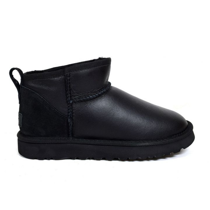 Ugg Women's Classic Ultra Mini Metallic Black
