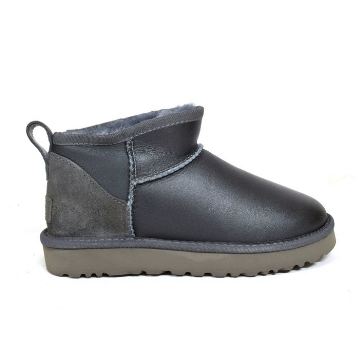 Ugg Women's Classic Ultra Mini Metallic Grey