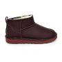 Women's Classic Ultra Mini Leather Wine Red