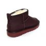 Women's Classic Ultra Mini Leather Wine Red