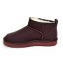 Women's Classic Ultra Mini Leather Wine Red