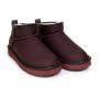 Women's Classic Ultra Mini Leather Wine Red