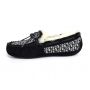Женские мокасины UGG Dakota Dior Black оптом
