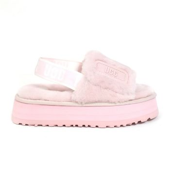 Женские тапочки UGG Disco Slide Seashell Pink