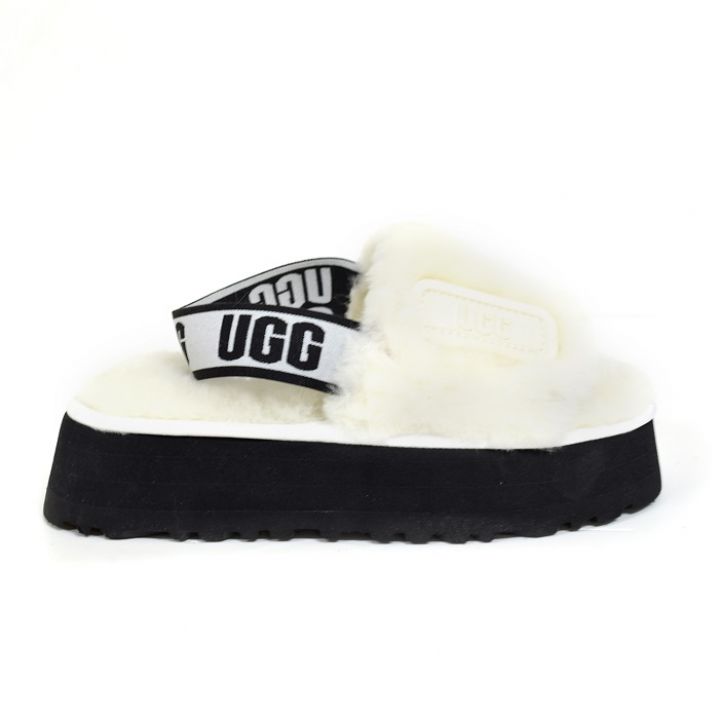Женские тапочки UGG Disco Slide White
