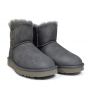 Mini Bailey Logo Strap Suede Grey