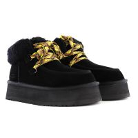 Женские угги UGG FUNKARRA CABIN CUFF-ORG BLACK