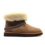 Женские угги UGG CLASSIC SHORT CRESCENT CHESTNUT