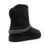 Женские угги UGG CLASSIC SHORT CRESCENT BLACK