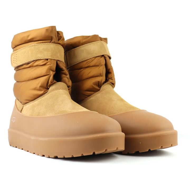 Женские угги UGG CLASSIC SHORT PULL-ON WEATHER CHESTNUT