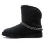 Женские угги UGG CLASSIC SHORT CRESCENT BLACK