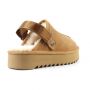 Женские угги UGG GOLDENSTAR CLOG PLATFORM CHESTNUT