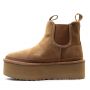 Женские угги UGG CHELSEA PLATFORM Chestnut