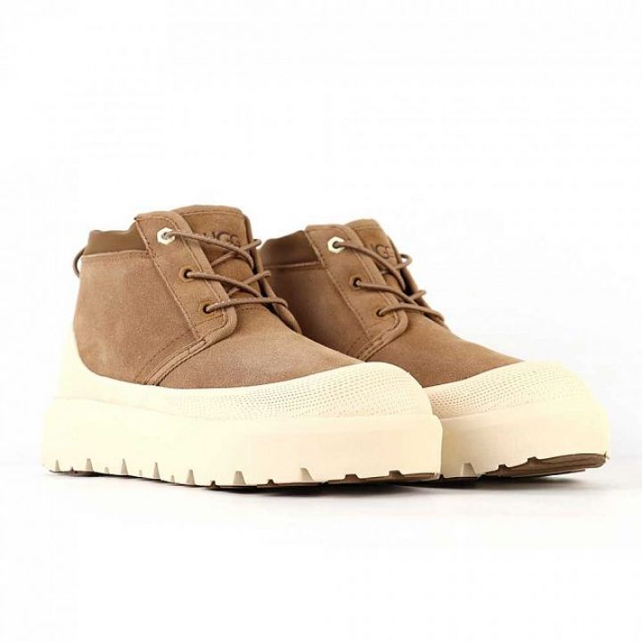 Мужские угги UGG NEUMEL WEATHER HYBRID Chestnut & White cap