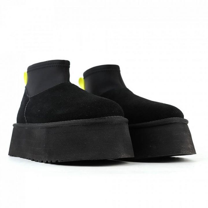 Женские угги UGG CLASSIC MINI DIPPER Black
