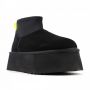 Женские угги UGG CLASSIC MINI DIPPER Black