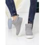 Clear Quilty Boot Grey