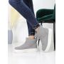 Clear Quilty Boot Grey