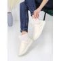 Clear Quilty Boot White