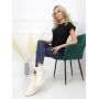Clear Quilty Boot White