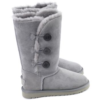 Женские угги Ugg Bailey Button Triplet II Grey