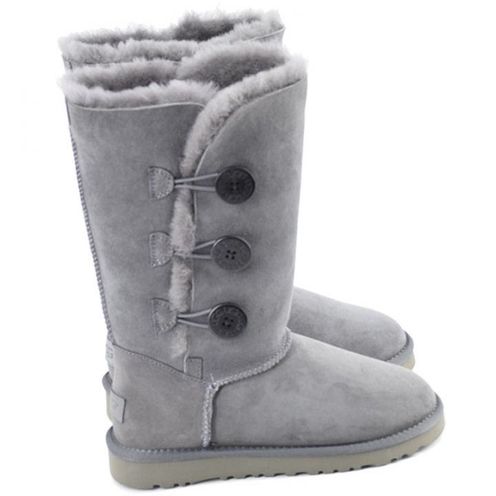 Женские угги Ugg Bailey Button Triplet II Grey
