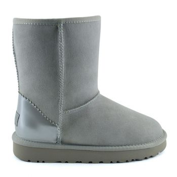 Женские угги Ugg Classic Short II Metallic Grey Violet