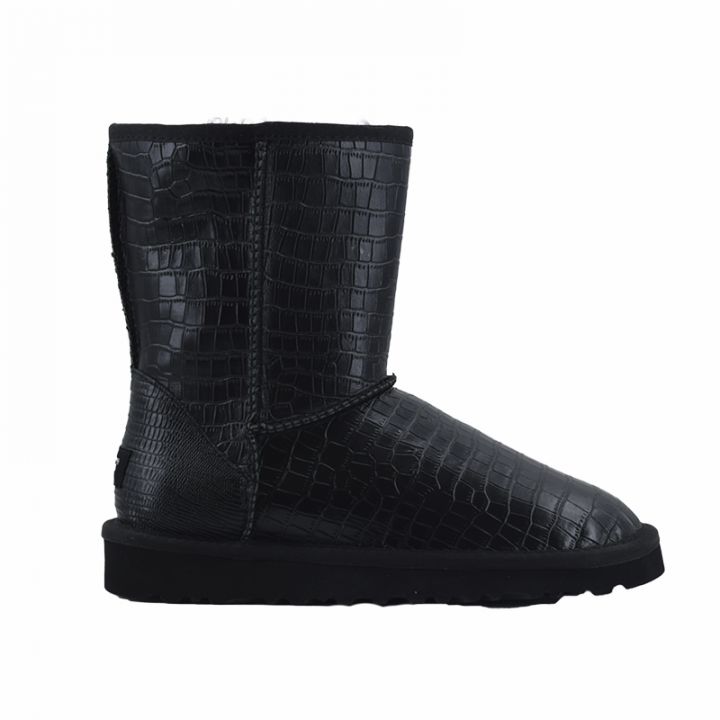 Женские угги Ugg Classic Short Croco Black