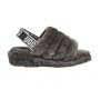 Женские тапочки Ugg Fluff Yeah Slide Charcoal