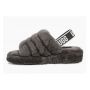 Женские тапочки Ugg Fluff Yeah Slide Charcoal