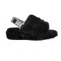 Женские тапочки Ugg Fluff Yeah Slide Black