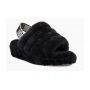 Женские тапочки Ugg Fluff Yeah Slide Black