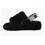 Женские тапочки Ugg Fluff Yeah Slide Black