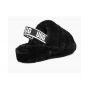 Женские тапочки Ugg Fluff Yeah Slide Black