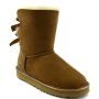 Женские угги Ugg Bailey Bow II Metallic Seashel Chestnut
