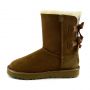 Женские угги Ugg Bailey Bow II Metallic Seashel Chestnut