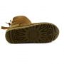 Женские угги Ugg Bailey Bow II Metallic Seashel Chestnut