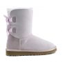 Женские угги Ugg Bailey Bow II Metallic Seashel Pink