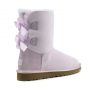 Женские угги Ugg Bailey Bow II Metallic Seashel Pink