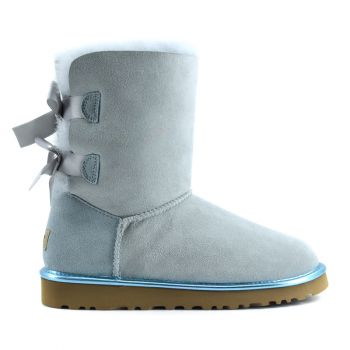 Женские угги Ugg Bailey Bow II Metallic Sky Blue