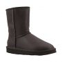 Мужские угги Ugg Men's One Zip Leather Chocolate